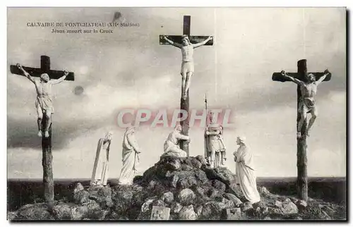 Cartes postales Calvaire de Ponchateau Jesus meurt sur la croix