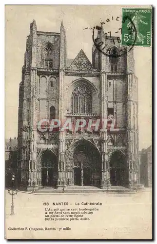 Cartes postales Nantes La cathedrale