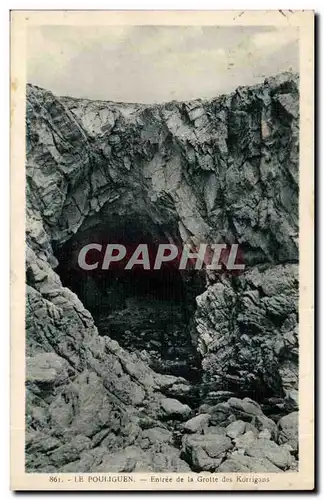 Cartes postales Le Pouliguen Entree de la grotte des Korrigans