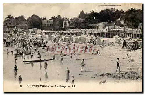 Cartes postales Le Pouliguen La plage