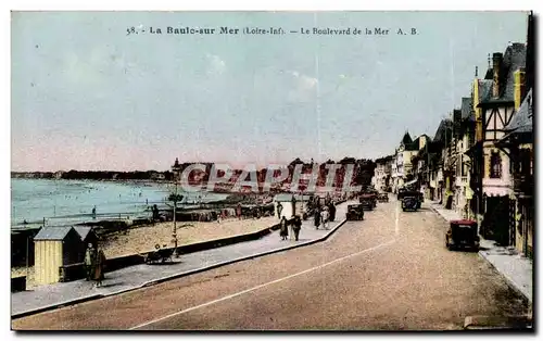 Cartes postales La Baule Le boulevard de la mer