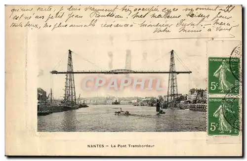 Cartes postales Nantes Le pont transbodeur