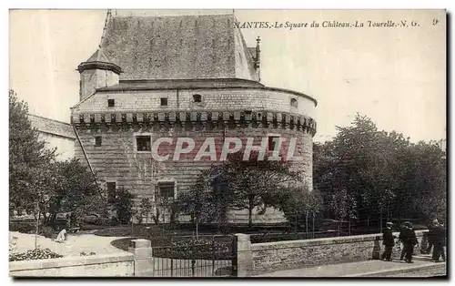 Cartes postales Nantes le square du chateau La Tourelle