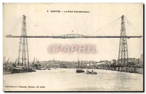 Cartes postales Nantes Le pont transbordeur