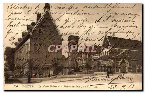 Cartes postales Nantes Le Musee Dobree et la maison du duc Jean V