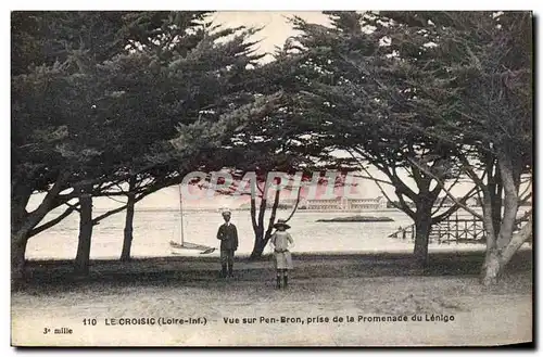 Ansichtskarte AK Le Croisic Vue sur le Pen Bron prise de la promenade du Lenigo