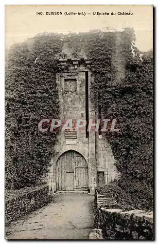 Cartes postales Clisson L&#39entree du chateau