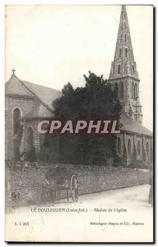 Cartes postales Le Pouliguen Abside de l&#39eglise