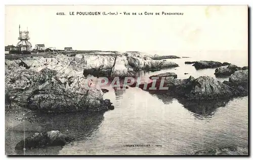 Cartes postales Le Pouliguen Vue de la cote de pontchateau