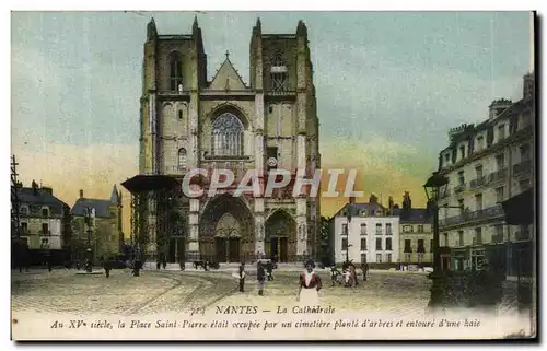 Nantes Cartes postales La cathedrale