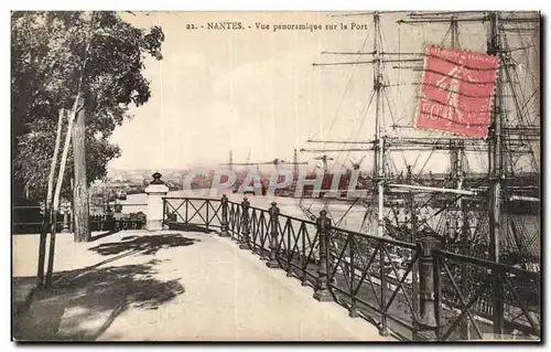 Nantes Cartes postales Vue panoramique sur le port