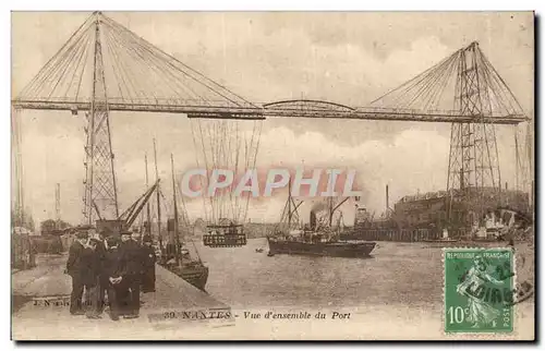 Nantes Cartes postales Vue d&#39ensemble du port