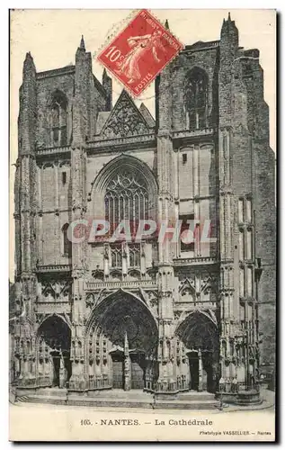 Nantes Cartes postales la cathedrale