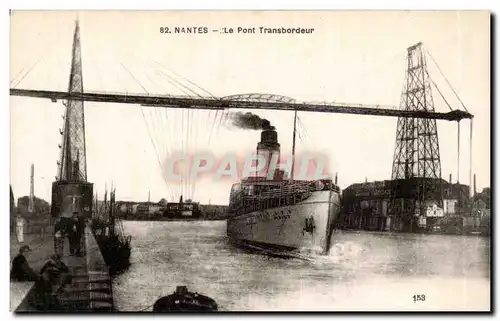 Nantes Cartes postales Le pont transbordeur