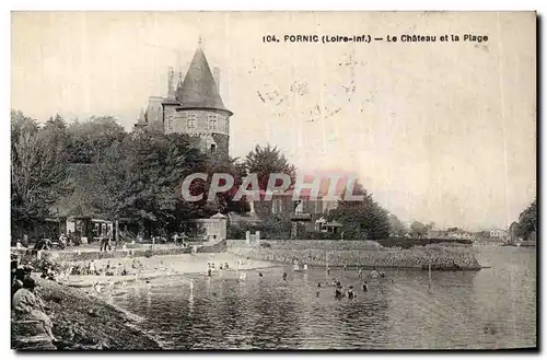 Pornic Cartes postales Le chateau et la plage