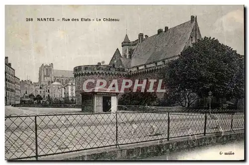 Pornic Cartes postales Rue des Etats Le chateau