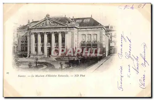 Cartes postales Nantes Museum d&#39histoire naturelle