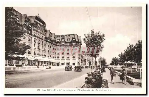 Cartes postales La Baule L&#39Hermitage et l&#39esplanade du casino