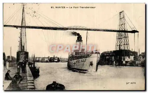 Cartes postales Nantes Le pont transbordeur