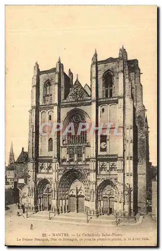 Cartes postales Nantes Cathedrale Saint Pierre