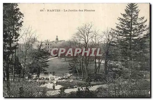 Nantes Ansichtskarte AK Le jardin des plantes