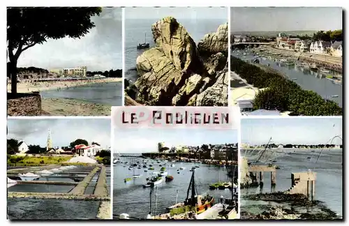 Cartes postales moderne Le Pouliguen La plage La cote Marais salant