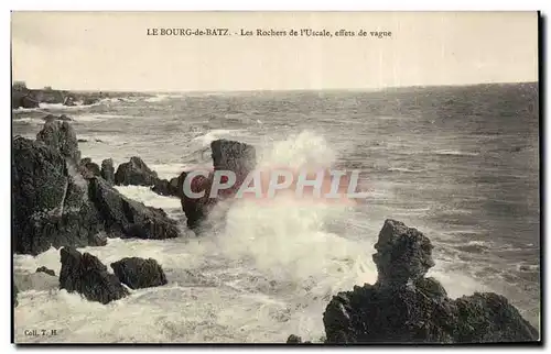 PA Bourg en Batz Les rochers de l&#39uscale effets de vague