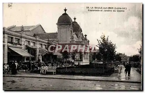 Ansichtskarte AK La Baule Esplanade et jardins du casino