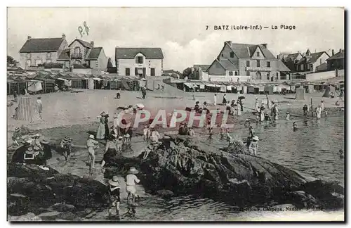 Cartes postales Batz La plage