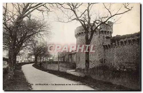 Ansichtskarte AK Guerande Le boulevard et les fortifications