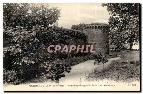 Ansichtskarte AK Guerande Murailles Cote gauche de a porte Vannetaise