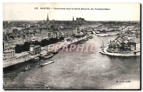 Nantes Ansichtskarte AK Panorama vers le Nord Est pris du transbordeur