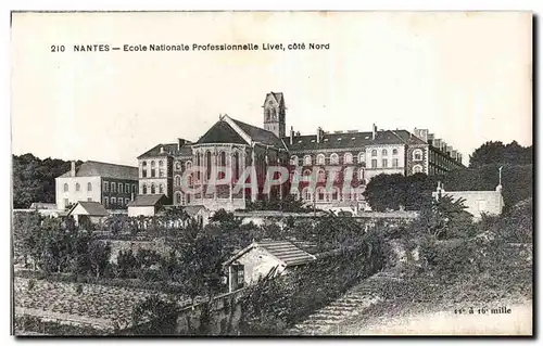 Nantes Cartes postales Ecole normale professionnelle Livet Cote Nord