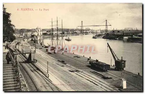 Cartes postales Nantes Le port