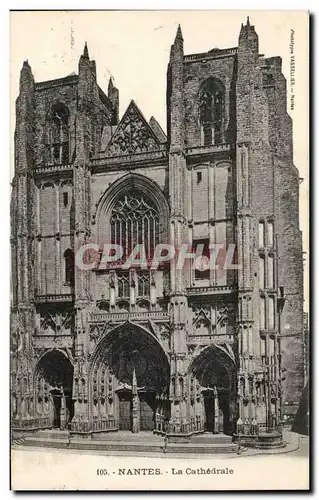 Nantes Cartes postales La cathedrale