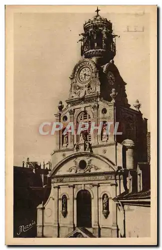 Cartes postales Nantes Eglise Sainte Croix date de 1685 au sommet le beffroi avec carillon