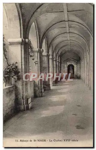 Ansichtskarte AK Abbaye de St Maur Le cloitre