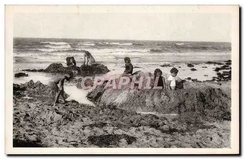 Cartes postales A la mer a mer envahit les forts Enfants