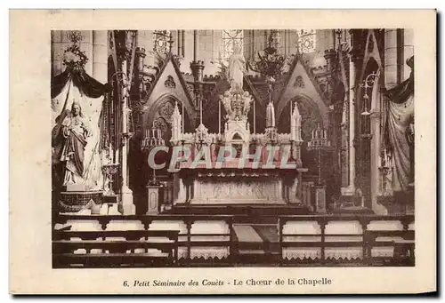 Cartes postales Petit seminaire de Couets Le choeur de la chapelle