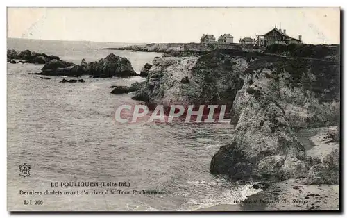 Ansichtskarte AK Le Pouliguen Derniers chalets avant d&#39arriver a la tour Rochereau