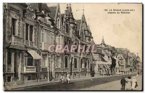 Cartes postales La Baule Chalets du remblai