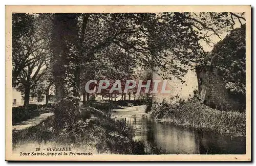 Guerande Ansichtskarte AK Tour Sainte Anne et la promenade