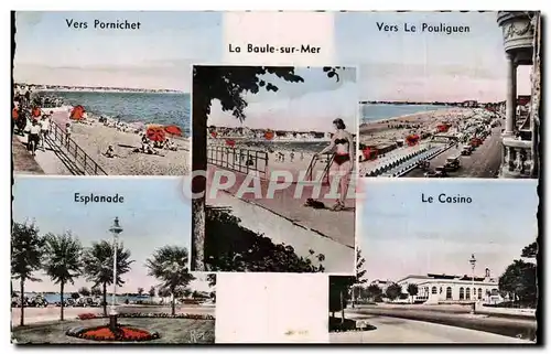 La Baule sur MEr Cartes postales moderne Pornichet Le Pouliguen Casino Esplanade