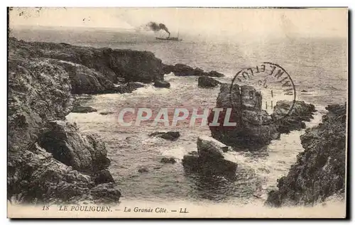 Ansichtskarte AK Le Pouliguen La grande cote