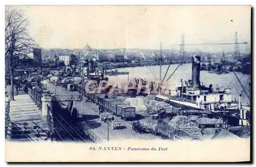 Cartes postales Nantes Panorama du port