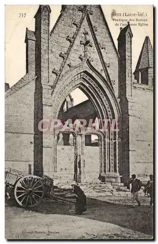 Cartes postales Batz Portique des ruines de l&#39ancienne eglise