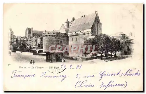 Cartes postales Nantes Le chateau