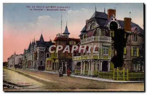 Cartes postales La Baule sur Mer Le remblai Boulevard Darlu