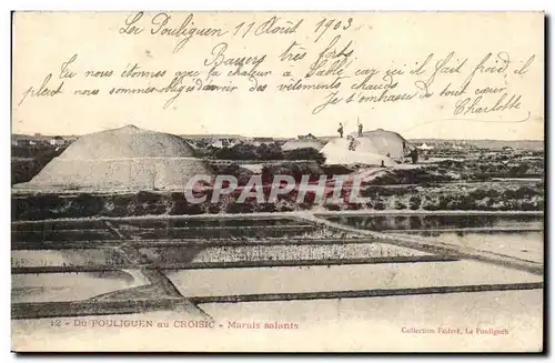 Du Pouliguen au Croisic - Marais salants - Cartes postales