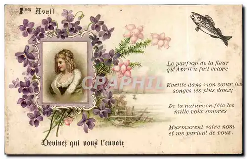 Fetes - Poisson D&#39Avril - Fish - April Fools - Cartes postales